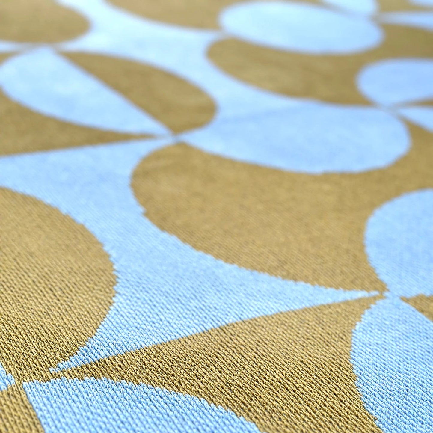 PUZZLE THROW - CORNFLOWER + MOSS