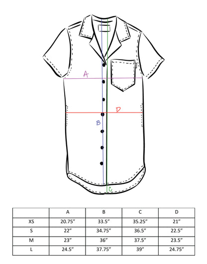 Shirtdress - Tropics White