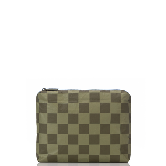 Checkmate Limu Olive Pouch - Small
