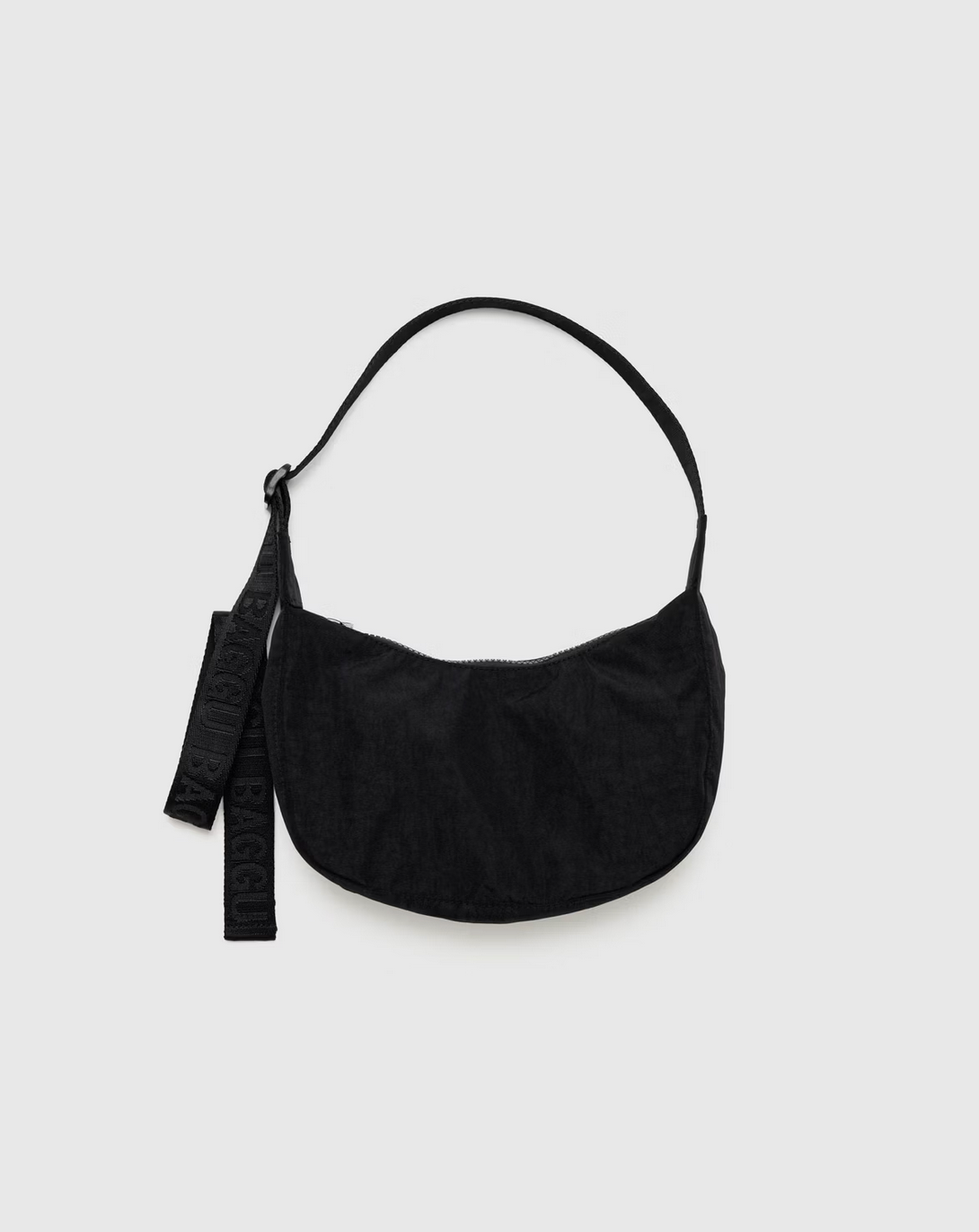 Nylon Crescent Bag - Black
