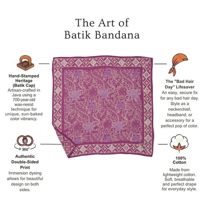 Batik Bandana - Lilac