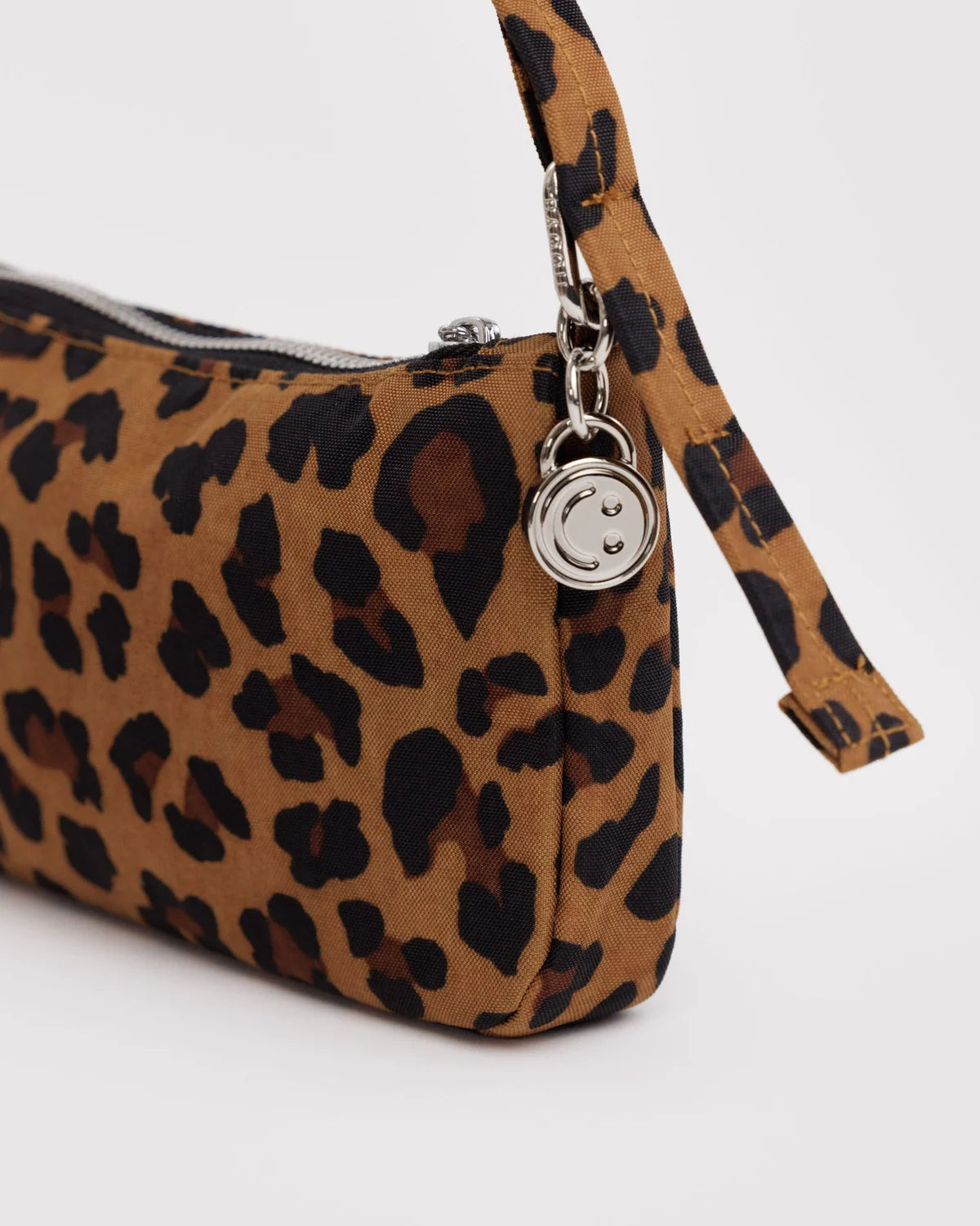 NYLON POUCHETTE - TAN HOUNDSTOOTH