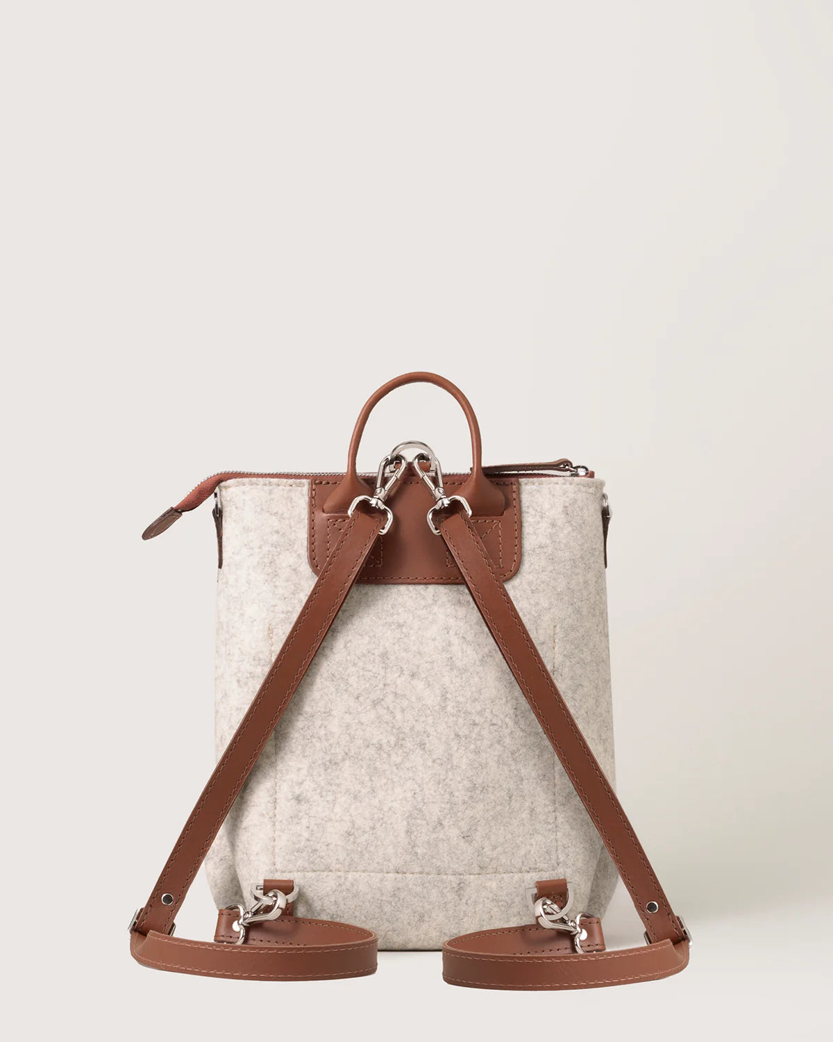 Wool Backpack Heather White
