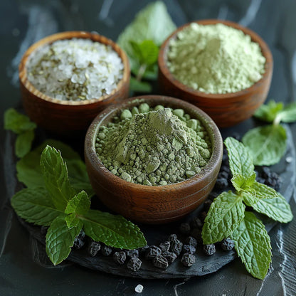 Matcha Mint Salt Scrub