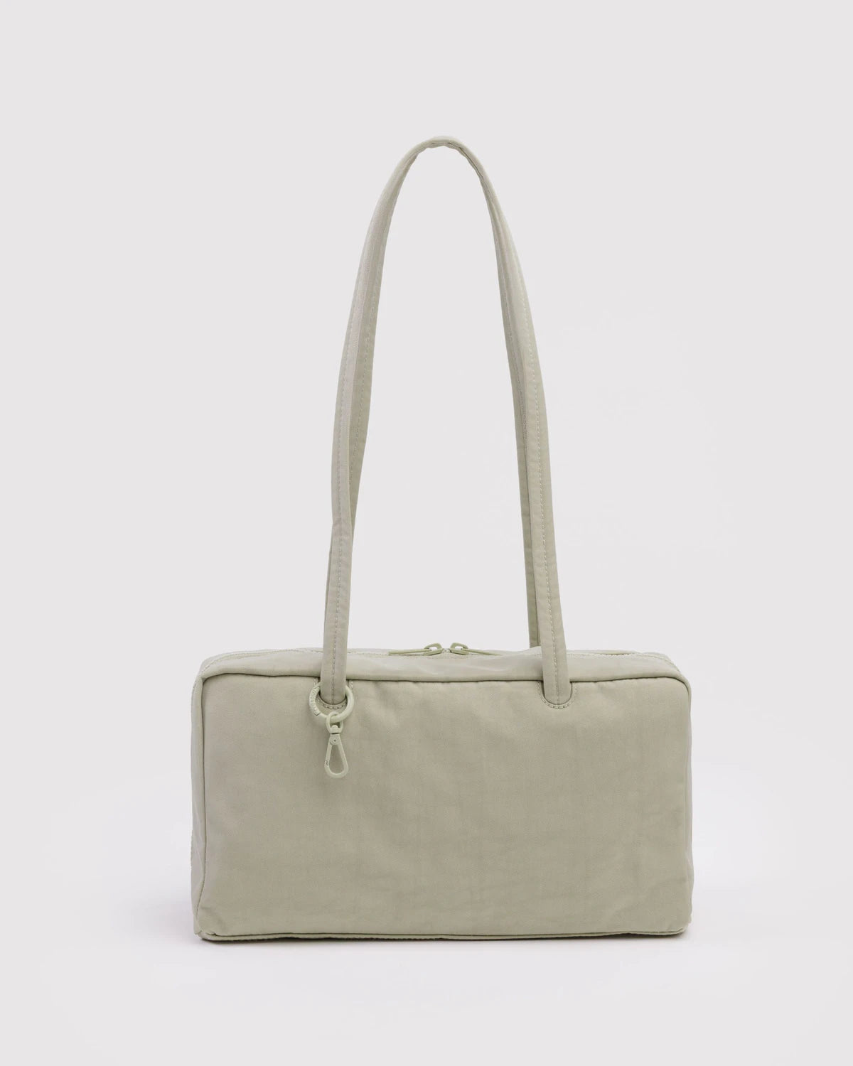 NYLON BOWLER BAG - CELADON