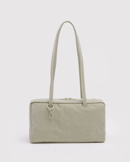 NYLON BOWLER BAG - CELADON