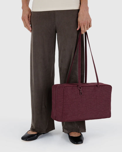 MEDIUM NYLON BOWLER BAG - MAGOHANY