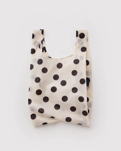 BABY BAGGU - CREAM AND BLACK POLKA DOT