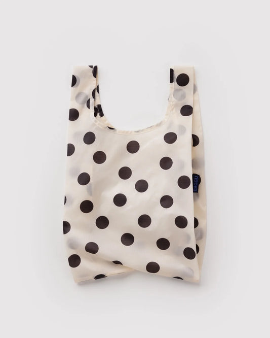 BABY BAGGU - CREAM AND BLACK POLKA DOT