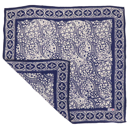 Batik Bandana - Blue Geometric