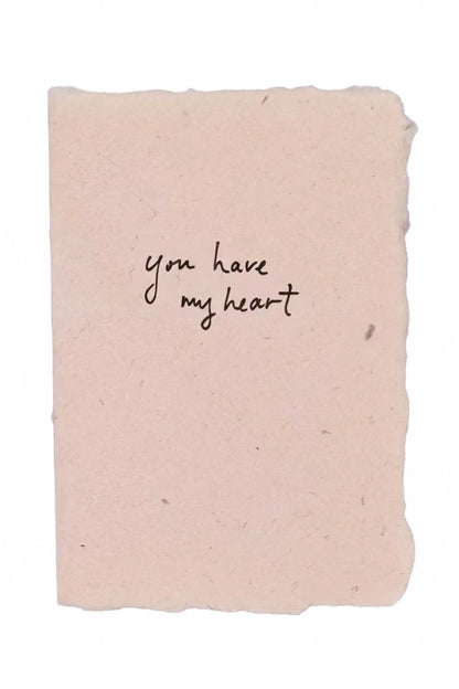 You Have My Heart Card
