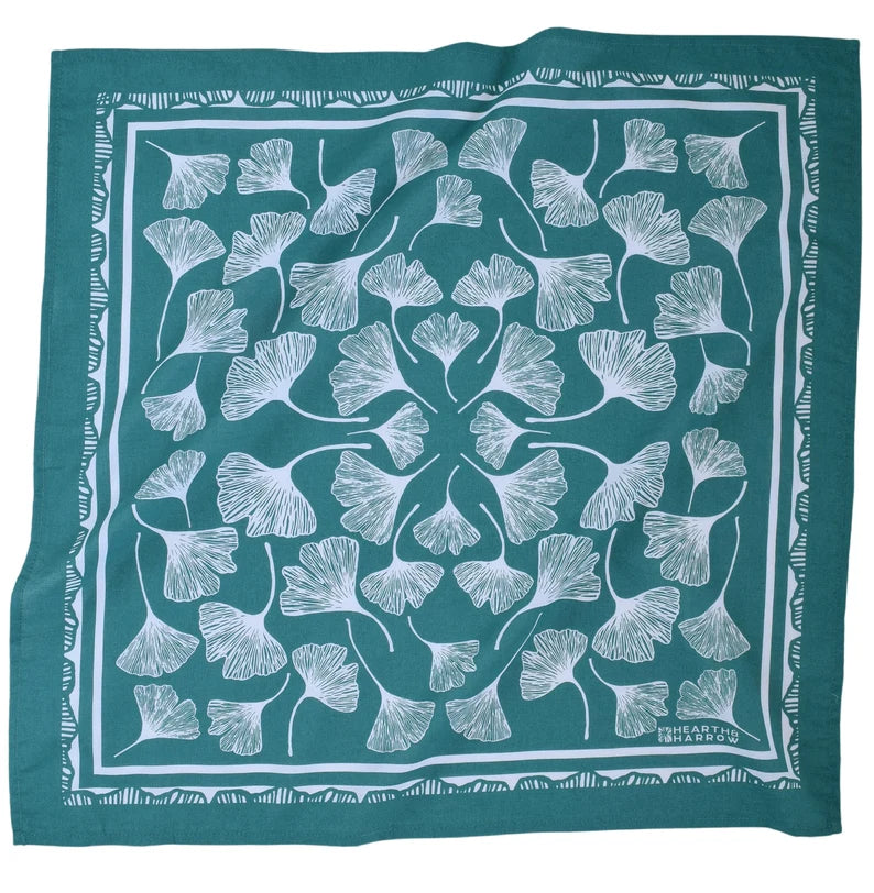 Bandana Ginkgo Leaf Green