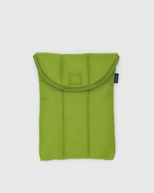 Puffy Tablet Sleeve- Green Juice