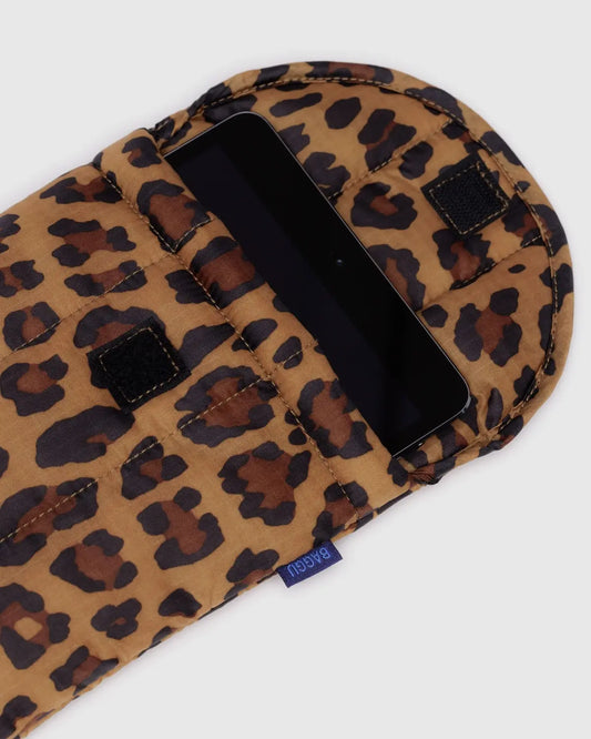 Puffy Tablet Sleeve- Leopard