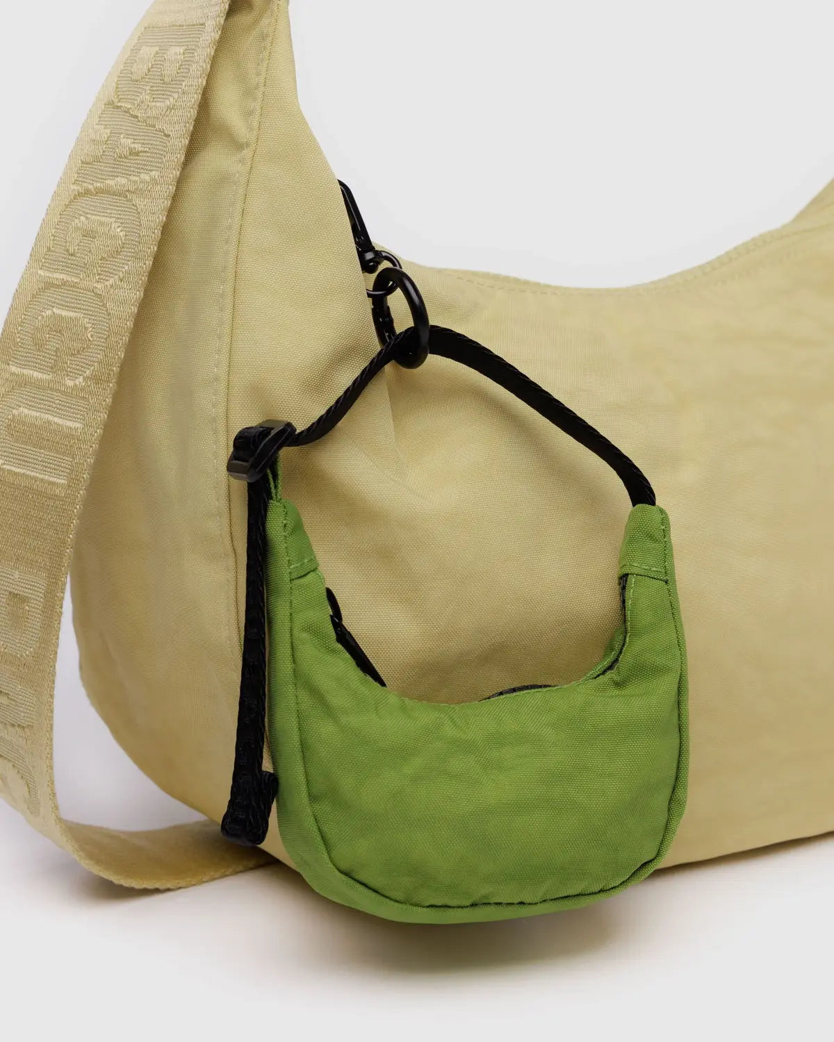 Crescent Bag Charm- Green Juice
