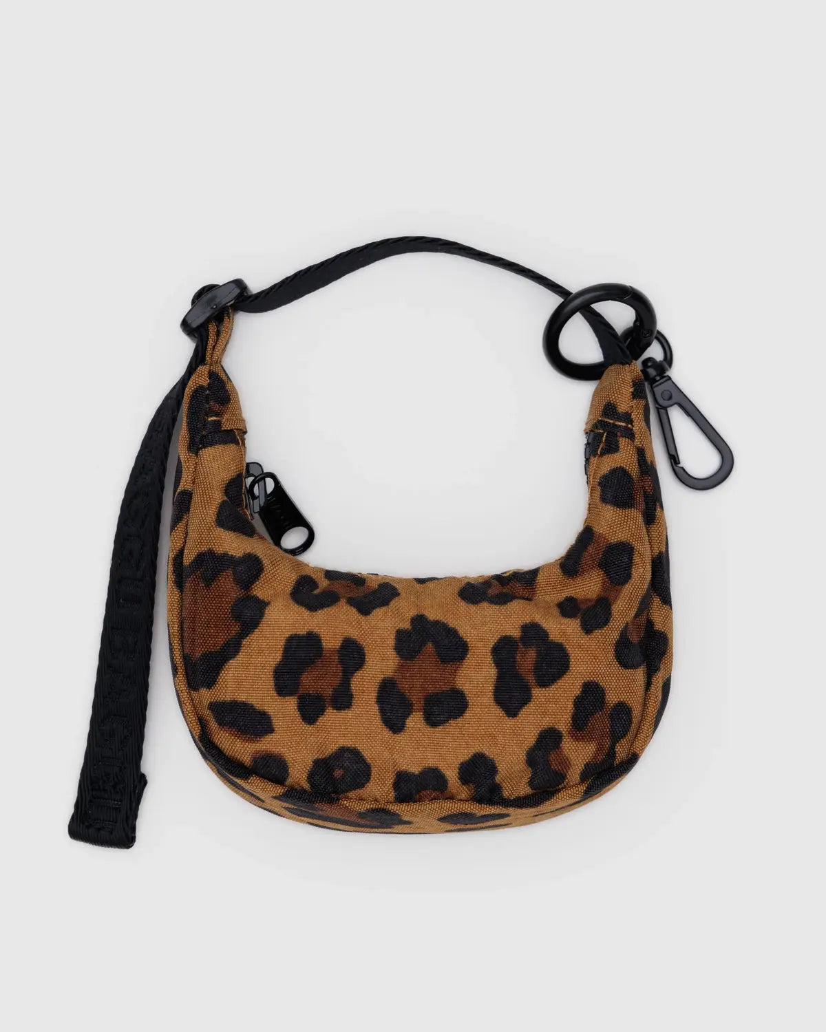 Crescent Bag Charm- Leopard