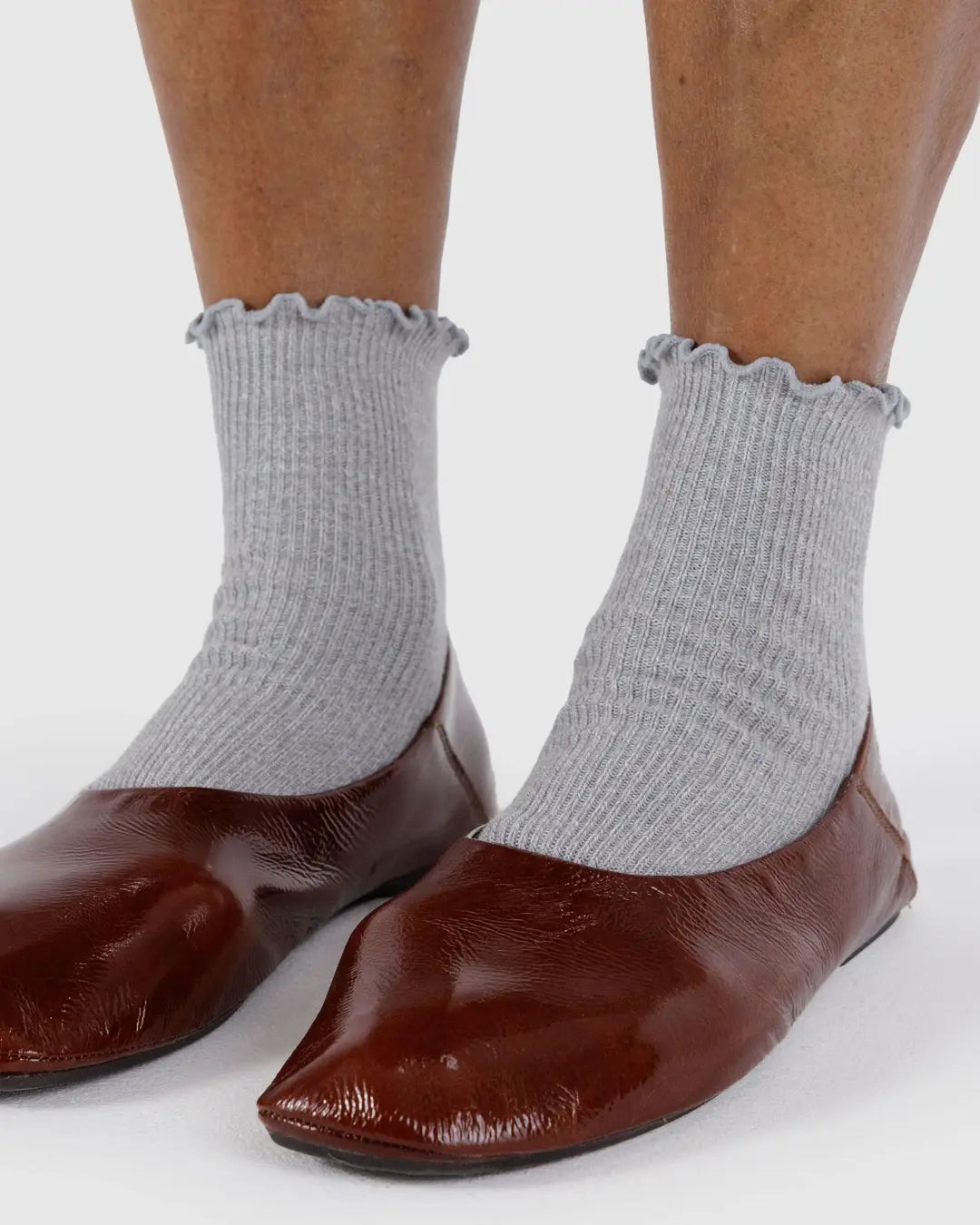 Lettuce Socks - Grey + Black