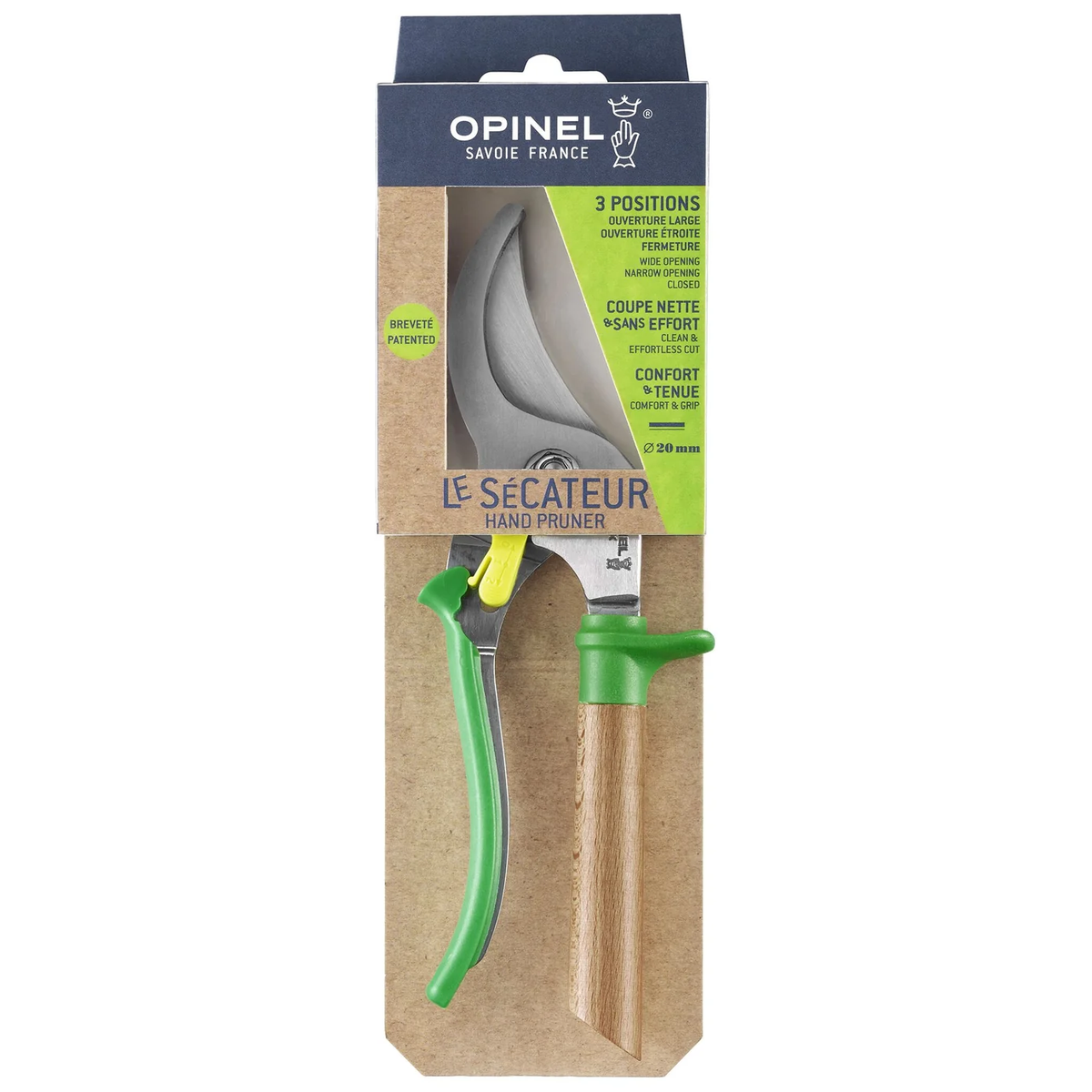 Opinel Hand Pruners - Green