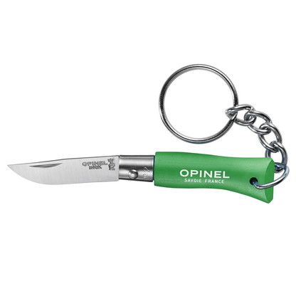 No. 2 Keychain Folding Knife - Green