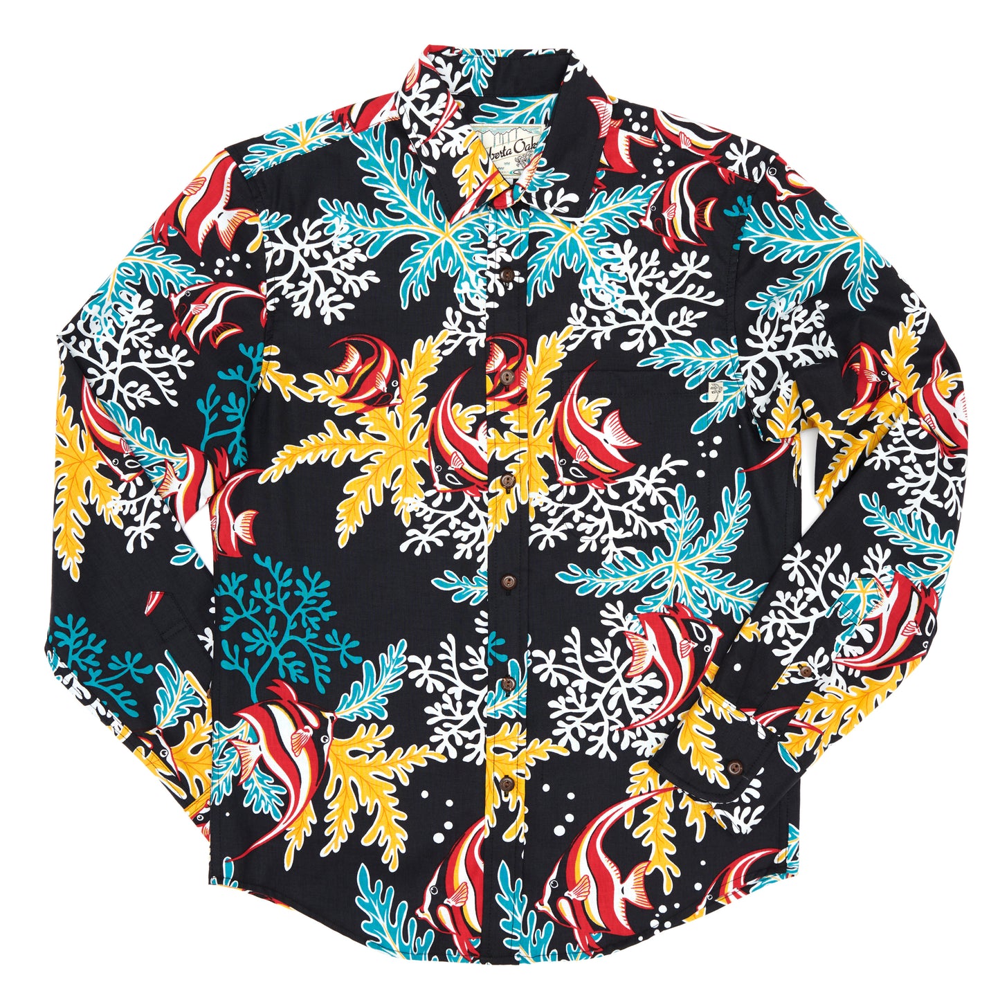 The Reef Black Long Sleeve - Vintage Series