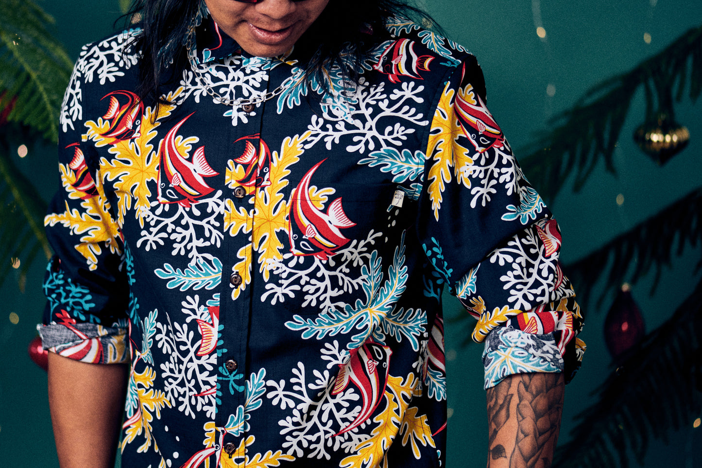 The Reef Black Long Sleeve - Vintage Series