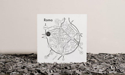 Rome Letterpress Print