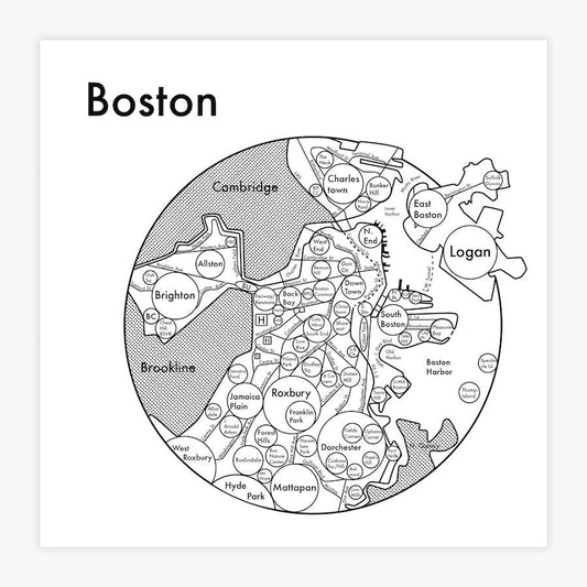 Boston Letterpress Print