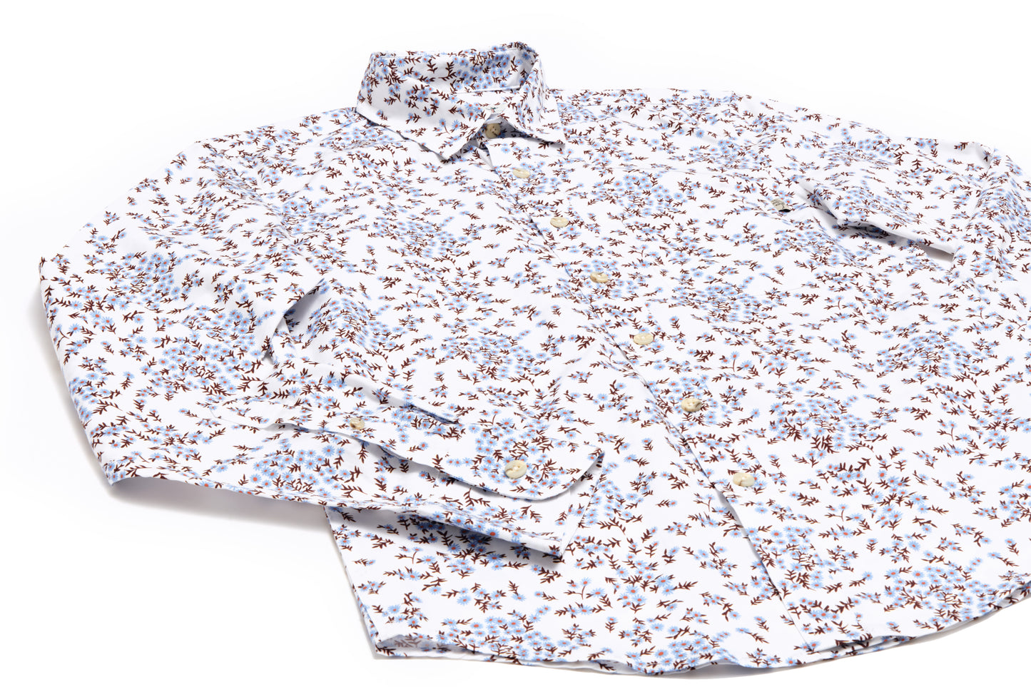 Field Daisy White Long Sleeve
