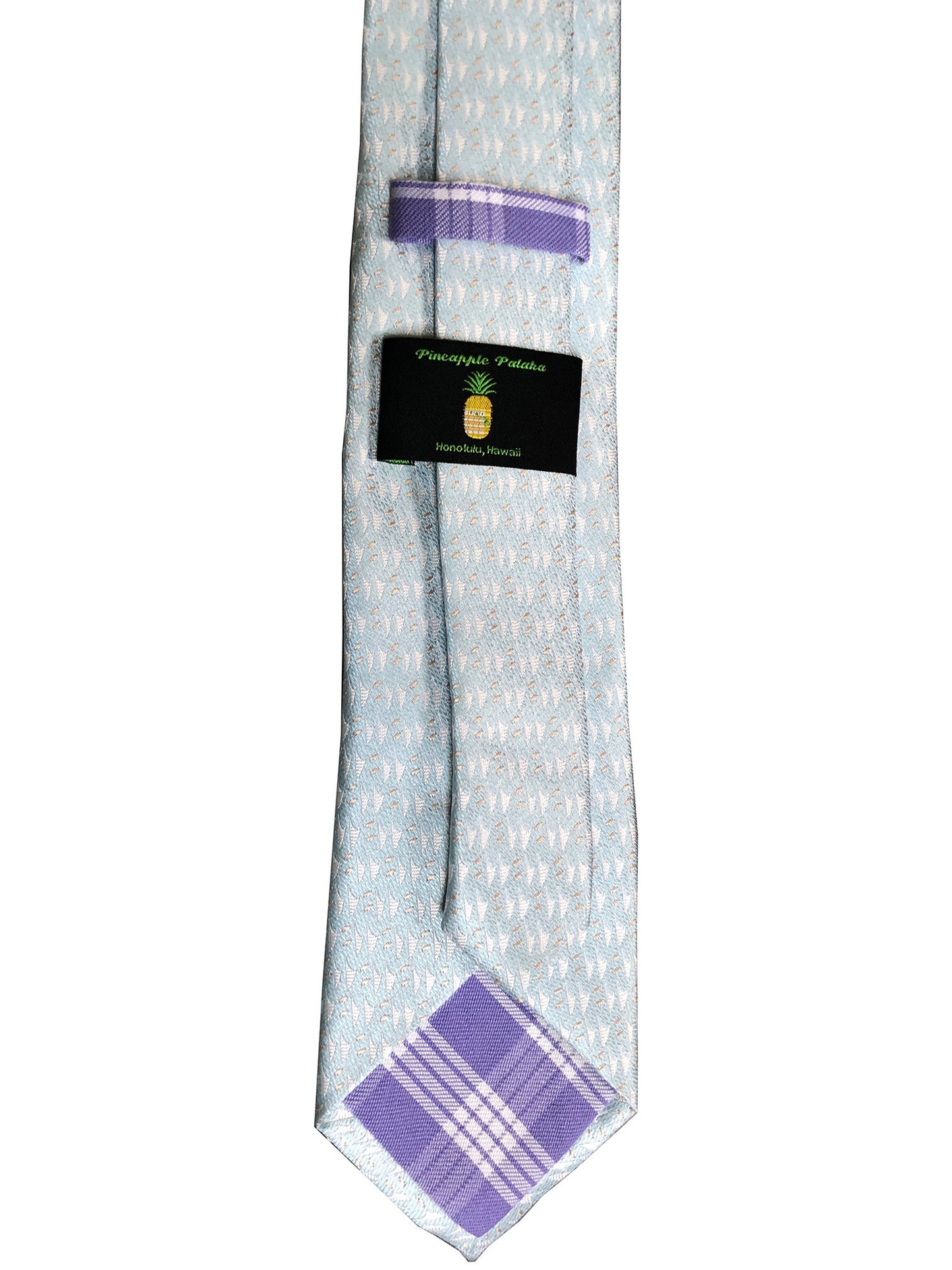Hawaiian Voyage Power Blue Modern Tie