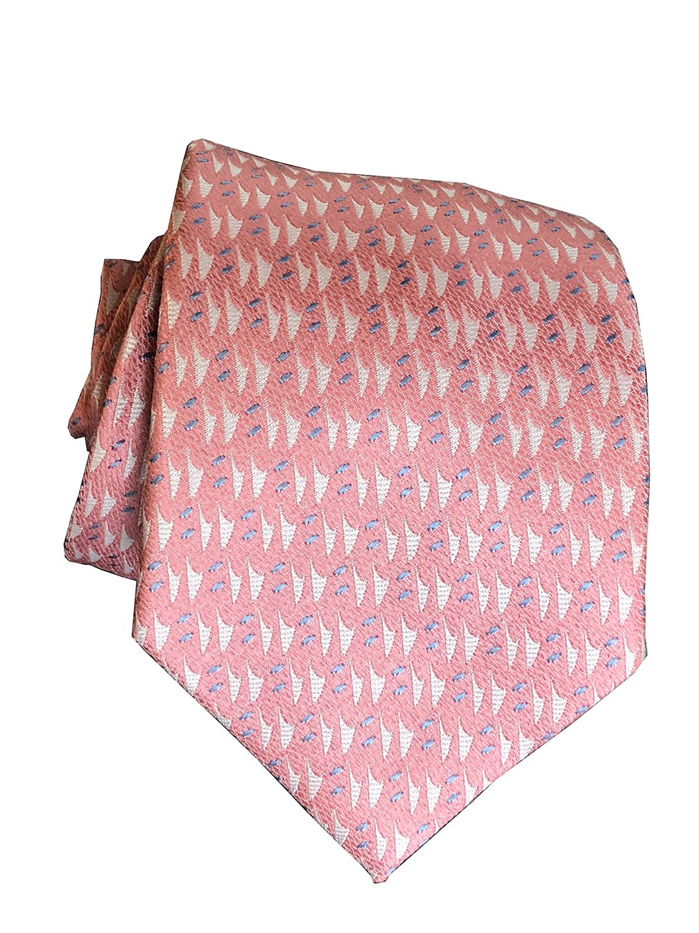 Hawaiian Voyage Salmon Modern Tie