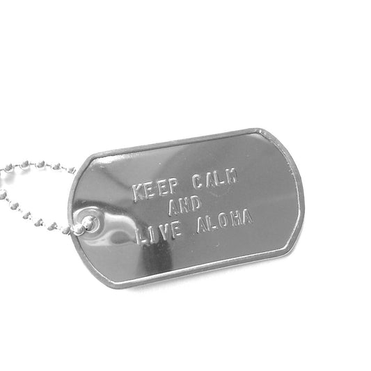 Keep Calm & Live Aloha