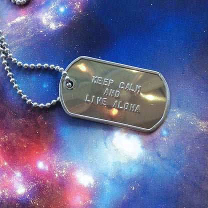 Keep Calm & Live Aloha