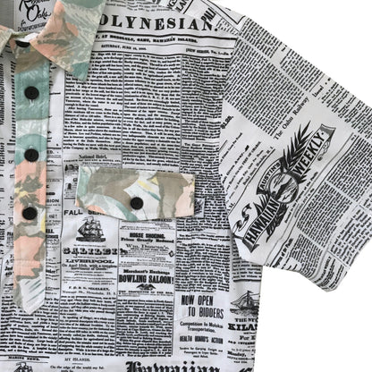 Pow! Wow! Hawaii 2019 Old News Pullover Shirt