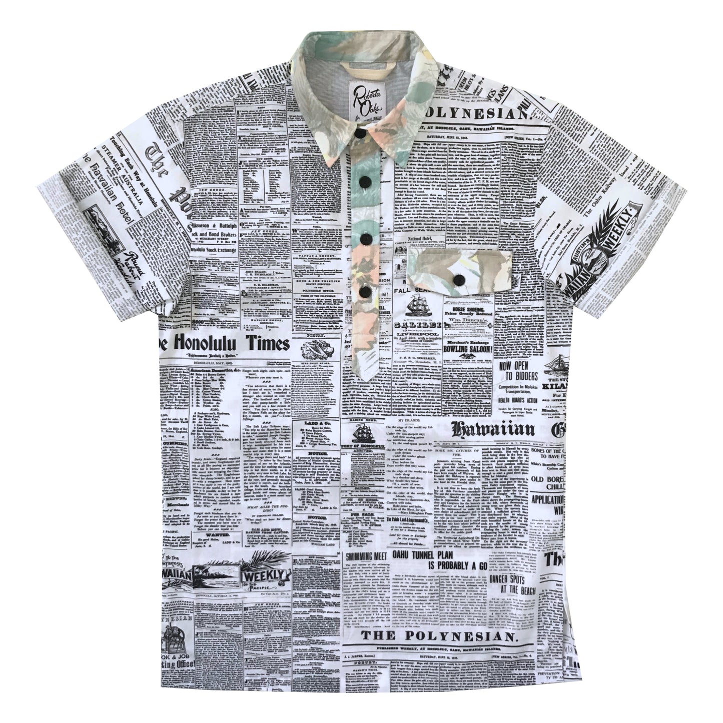 Pow! Wow! Hawaii 2019 Old News Pullover Shirt