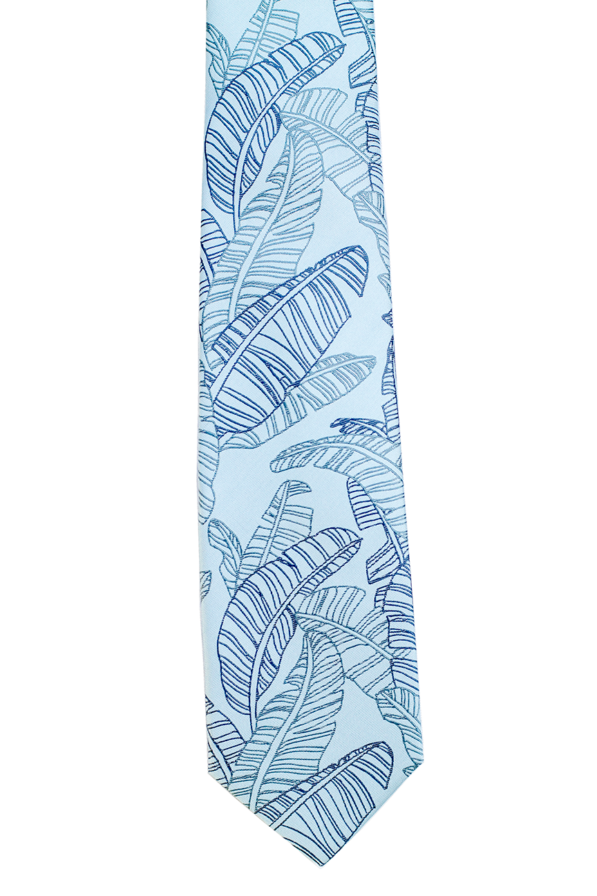 Mai'a Light Blue Modern Tie