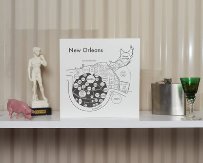 New Orleans Letterpress Print