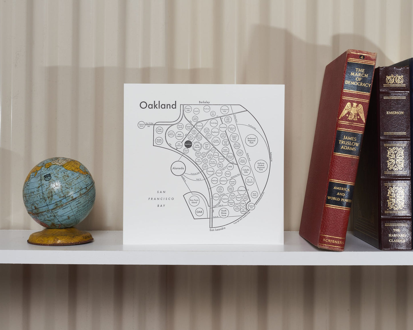 Oakland Letterpress Print