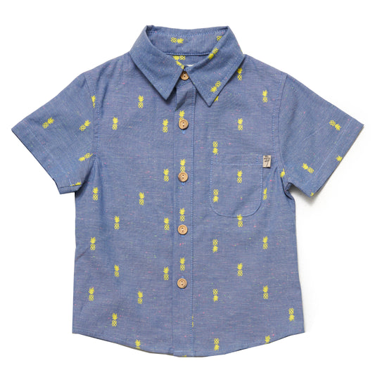 Kids Pineapple Pop Chambray