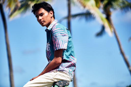 Waikane Teal & Pink
