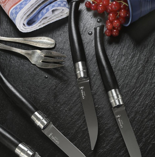 Premium Ebony Steak Knives - Set of 4