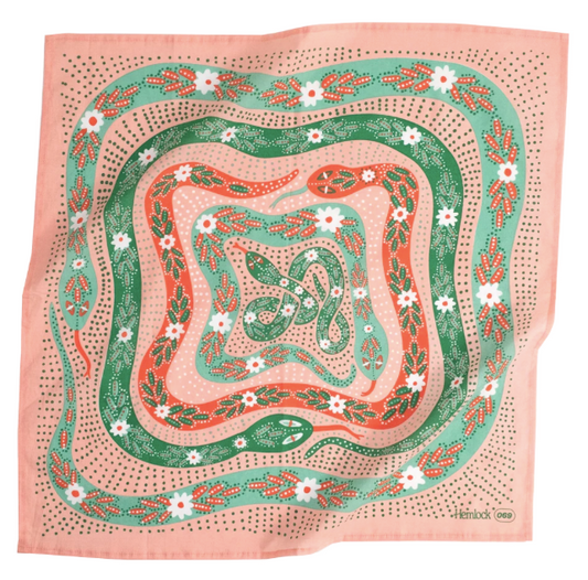 Bandana Snakes Pink