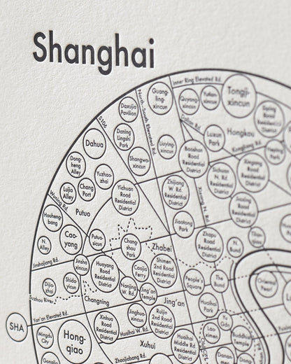 Shanghai Letterpress Print