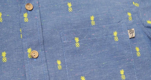 Kids Pineapple Pop Chambray