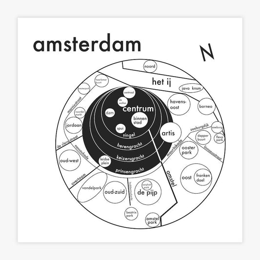 Amsterdam Letterpress Print