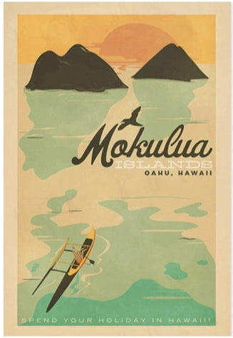 Mokulua Travel Print by Nick Kuchar