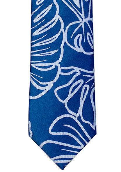 Monstera Dark Blue Modern